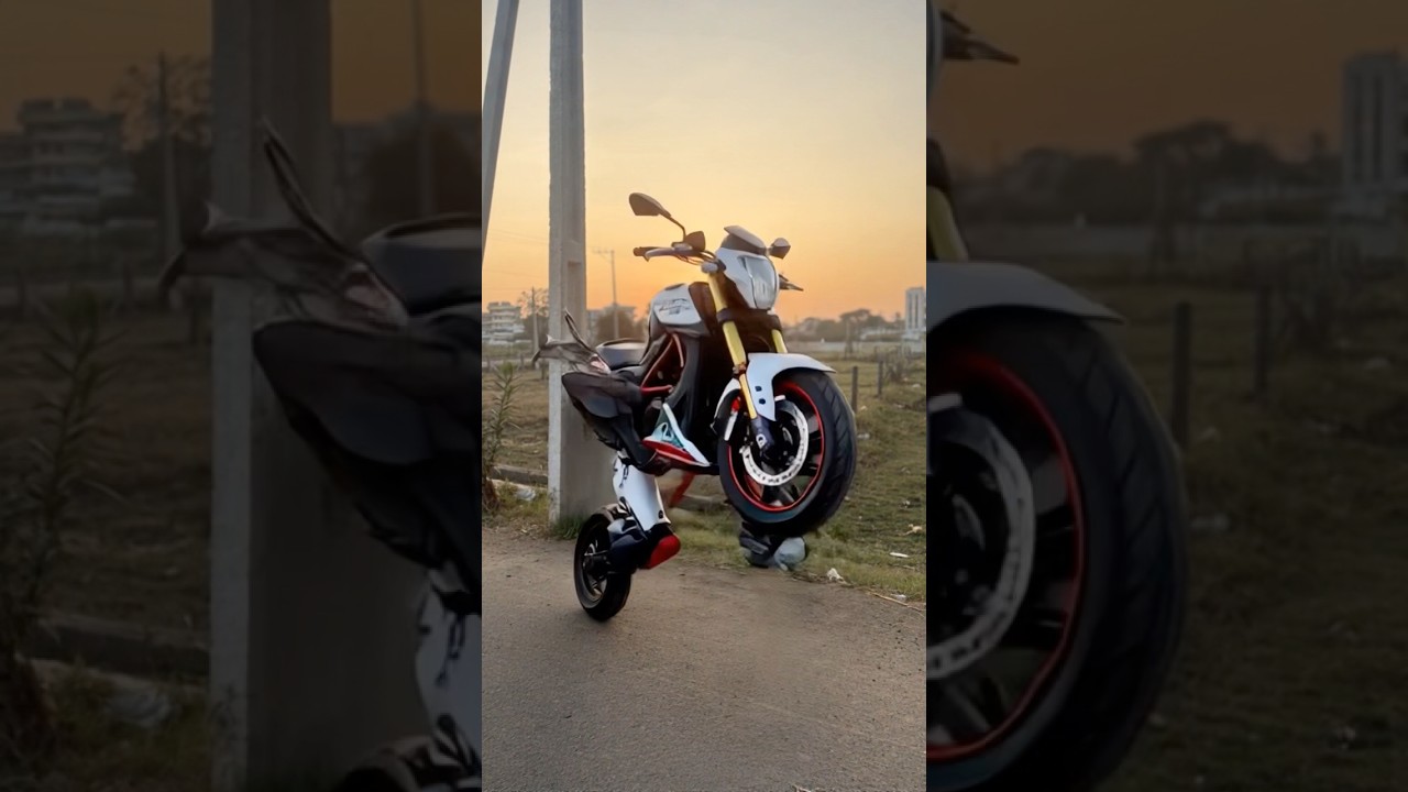 YouTuber #bagman0770 #bike transformed into #robot #ai #video #shorts