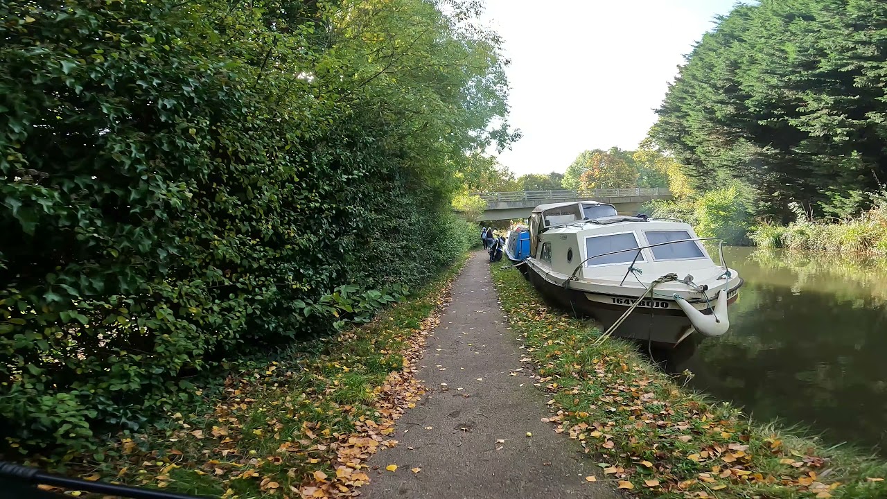 Cycling along The Grand Union Canal - Peartree Bridge to Simpson, Milton Keynes