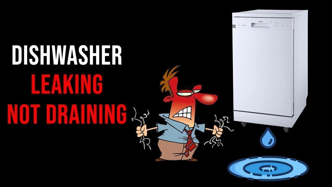 Portable Dishwasher Not Draining & Leaking - FIXED!