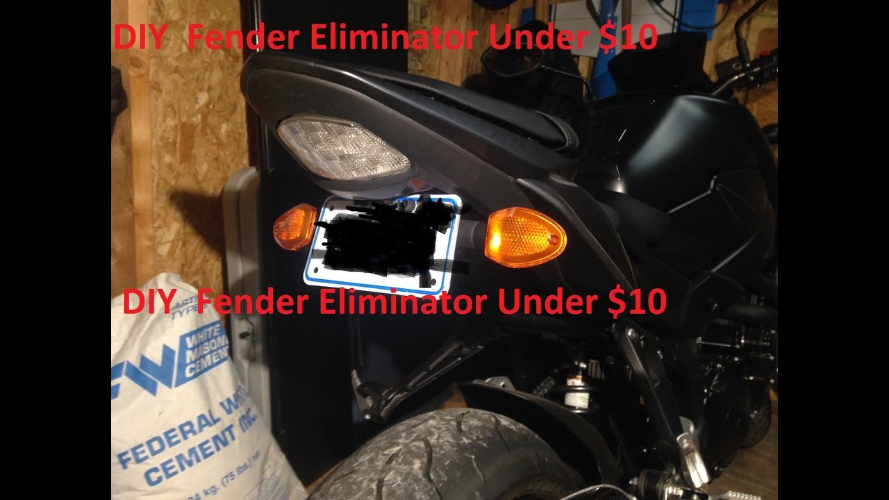 DIY Fender Eliminator Under $10 GSX-S750