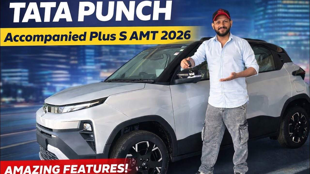 New Tata Punch Accomplished Plus S AMT 2026 🚗 | Full Review | Price, Features & Mileage 