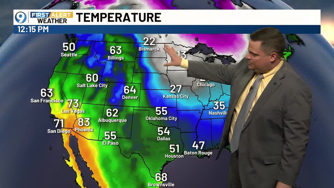 FIRST ALERT NOON FORECAST: Tuesday, Mar. 17