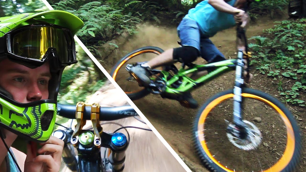 Downhill Mountain Biking - Specialized Demo 8 - Flowy Freeride