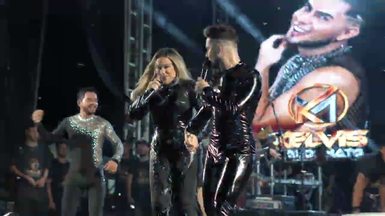 Os Loirinhos Joelma Mota e Kelvis Maudonato Cantam Banda da Loirinha no São João de Marituba