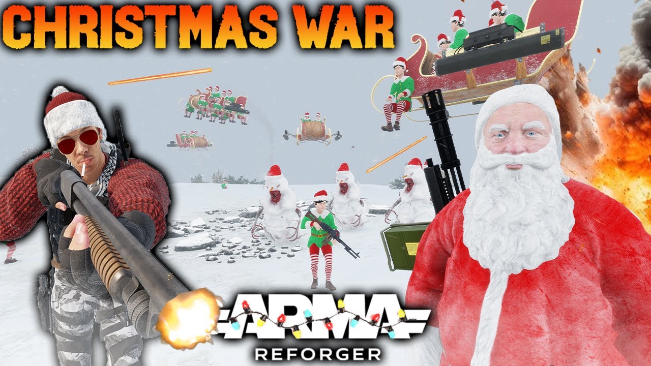 ARMA REFORGER | Жестокая ночь для похитителей Санты