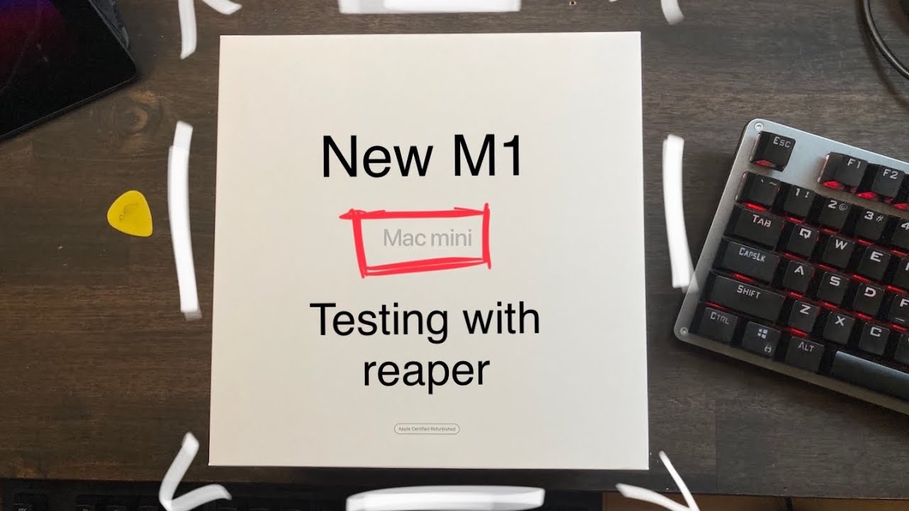 Testing new M1 Mac with REAPER (live stream)
