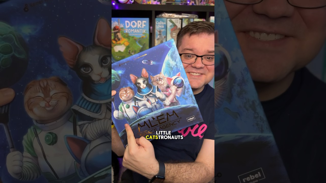 It turns out the puuuurfect game does exist!! #boardgames #mlem #cats #gamenight #spacetravel