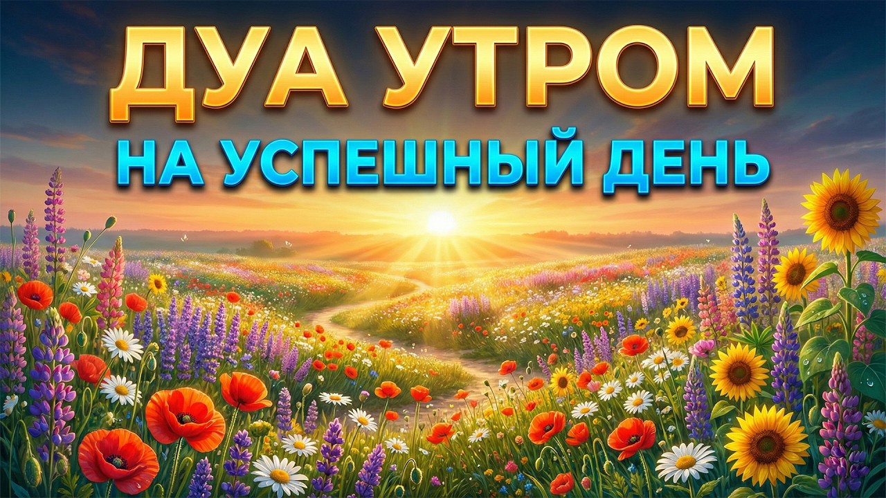 ДУА УТРОМ САМЫЙ МОЩНЫЙ СТАРТ ДНЯ! 🤲☀️