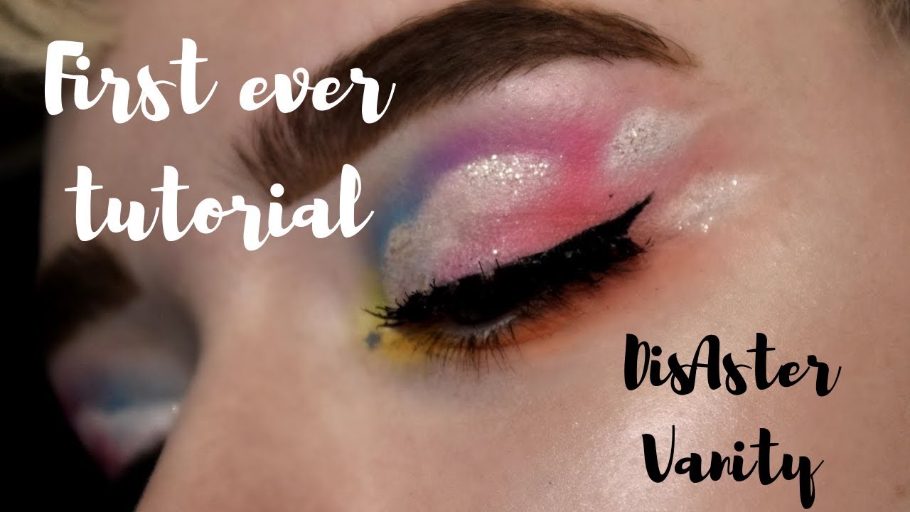 Rainbow Cloud Cut Crease Tutorial ~ DisAster Vanity