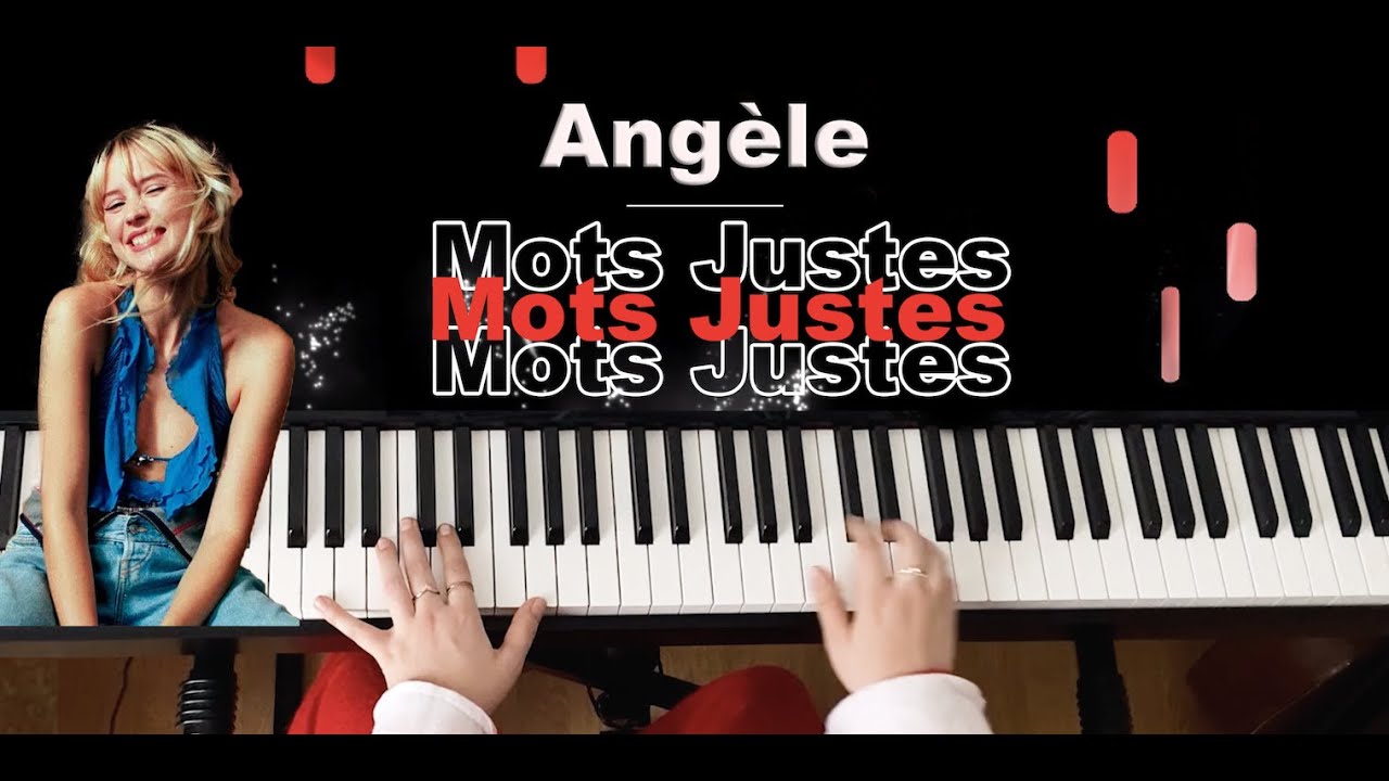 Angèle - Mots justes Piano (Facile)