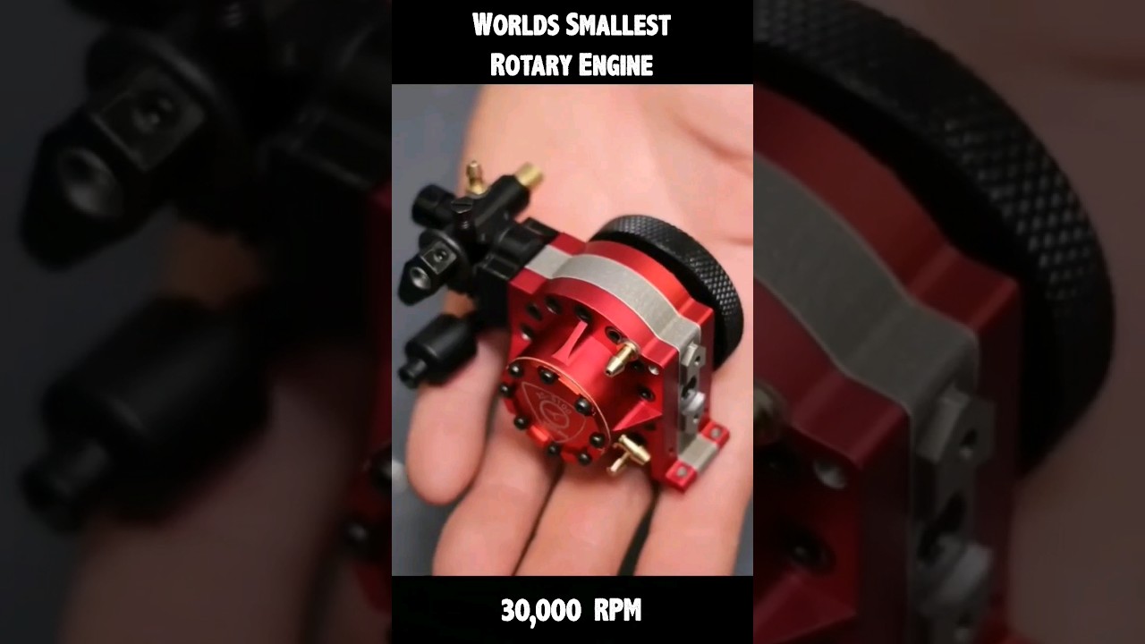 World's Smallest Rotary Engine 30,000 RPM