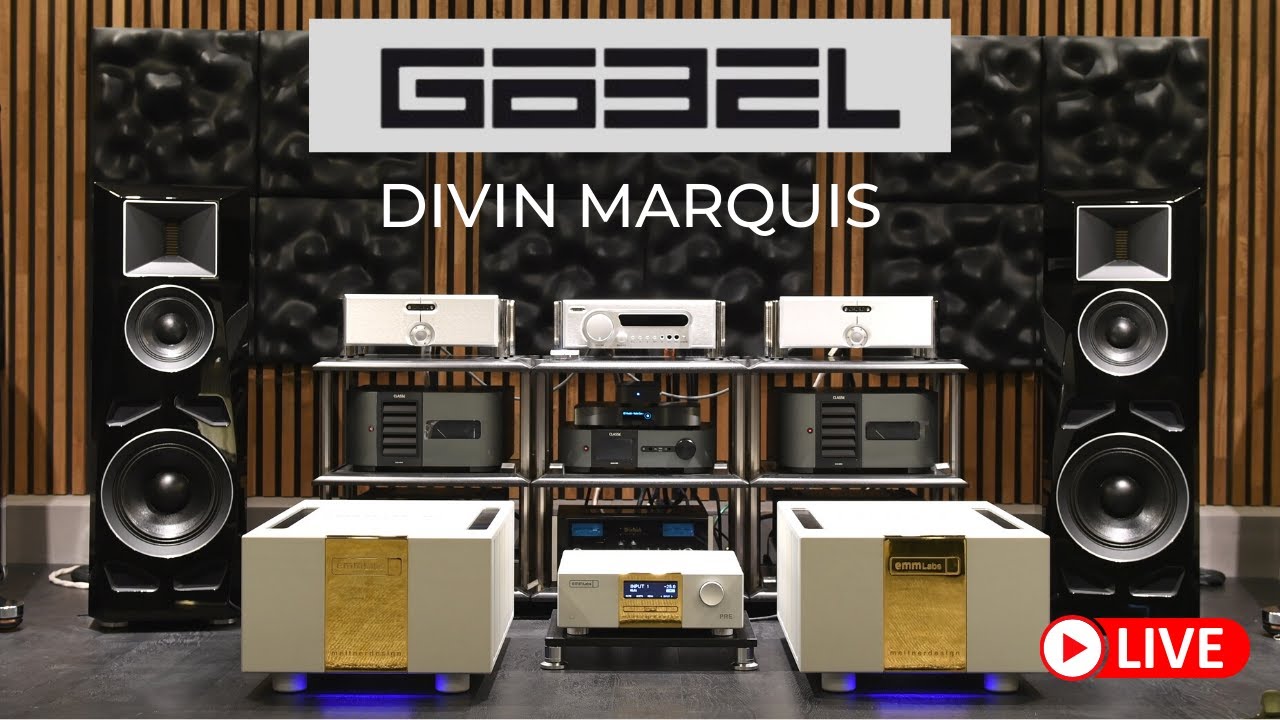 Goebel(괴벨) Divin Marquis 스피커와 EMM LABS PRE + MTRX 모노블럭 파워앰프로 매칭된 하이엔드 시스템 청음 동영상 입니다.