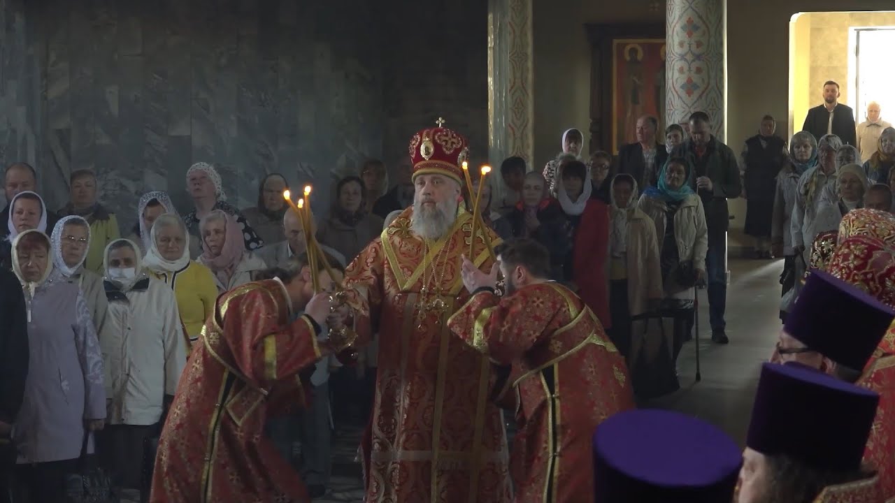 Встреча архиерея. В городе представили временного управляющего Пинской епархией