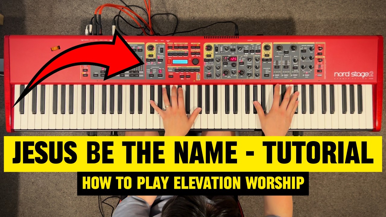 Jesus Be The Name (Elevation Worship) | Full Worship Piano Tutorial & Playthrough 🎹