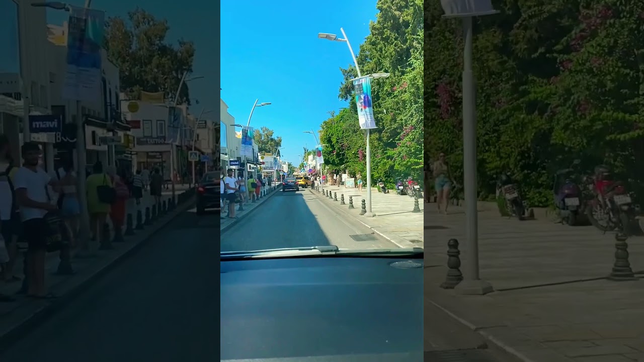 Bodrum city roads 