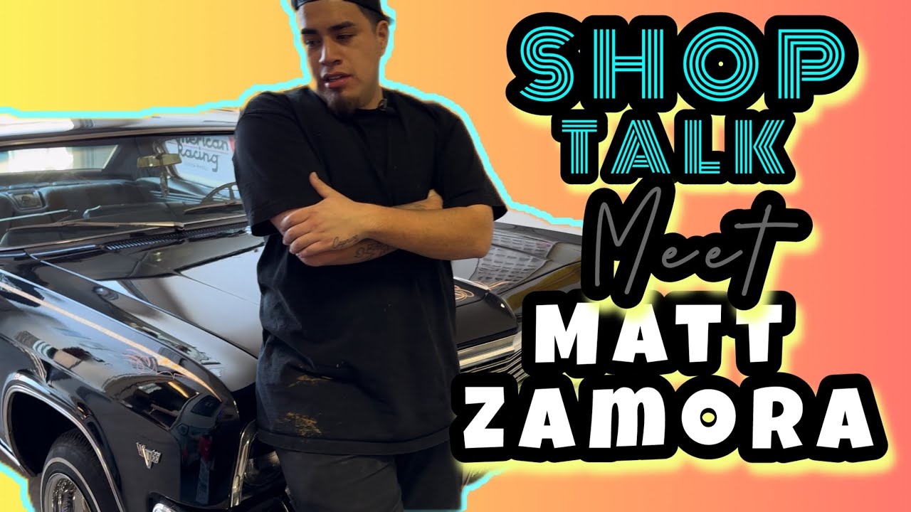 Shop Talk | custom paint | Matt Zamora |  Artist / Lowrider Patterns | b diamond leather
