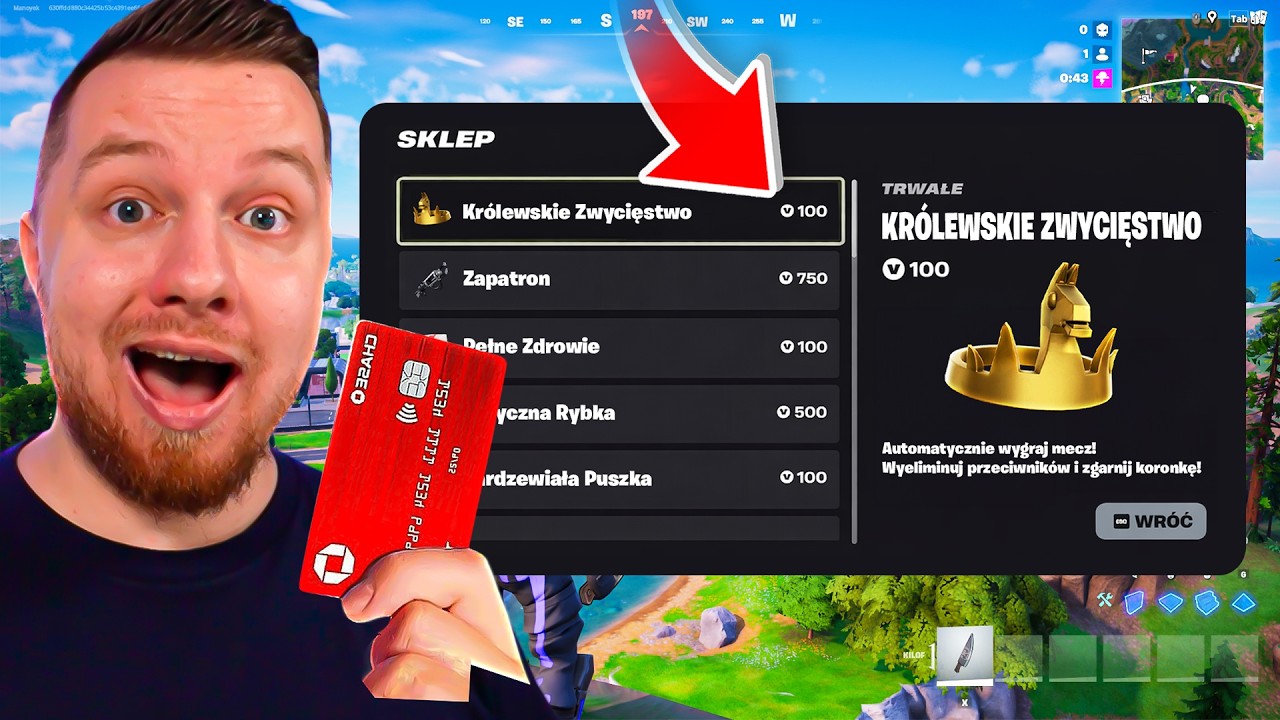 Nowe PŁATNOŚCI V-DOLCOWE za rzeczy w GRZE już w Fortnite