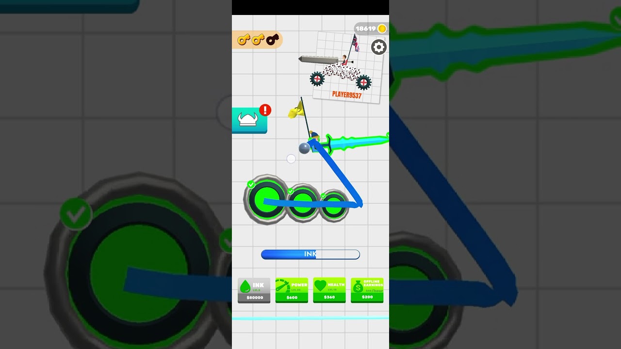 Draw joust game battle