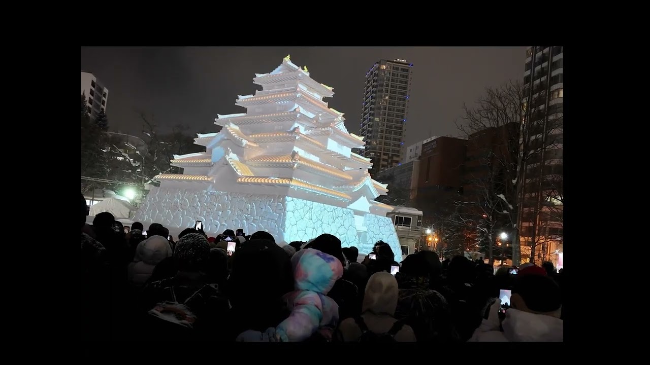Sapporo Snow Festival 2026 in 4K 🇯🇵 | Amazing Ice & Snow Sculpture