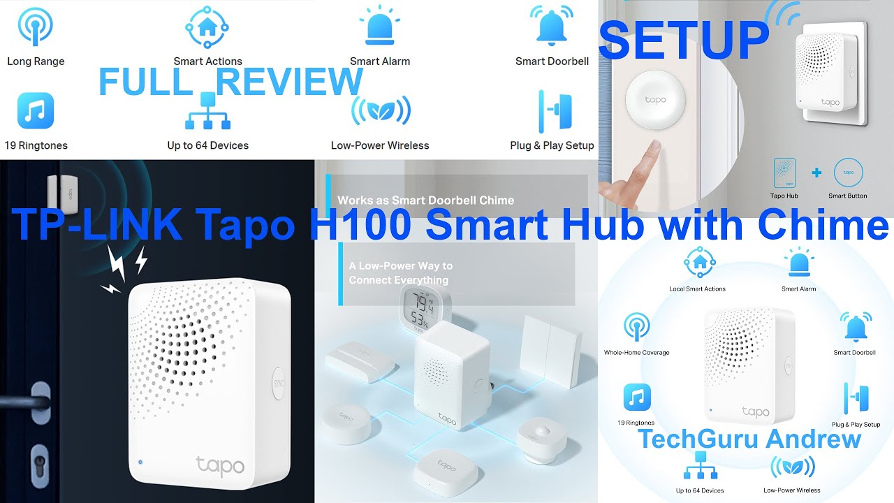 TP-LINK Tapo H100 Smart Hub with Chime SETUP
