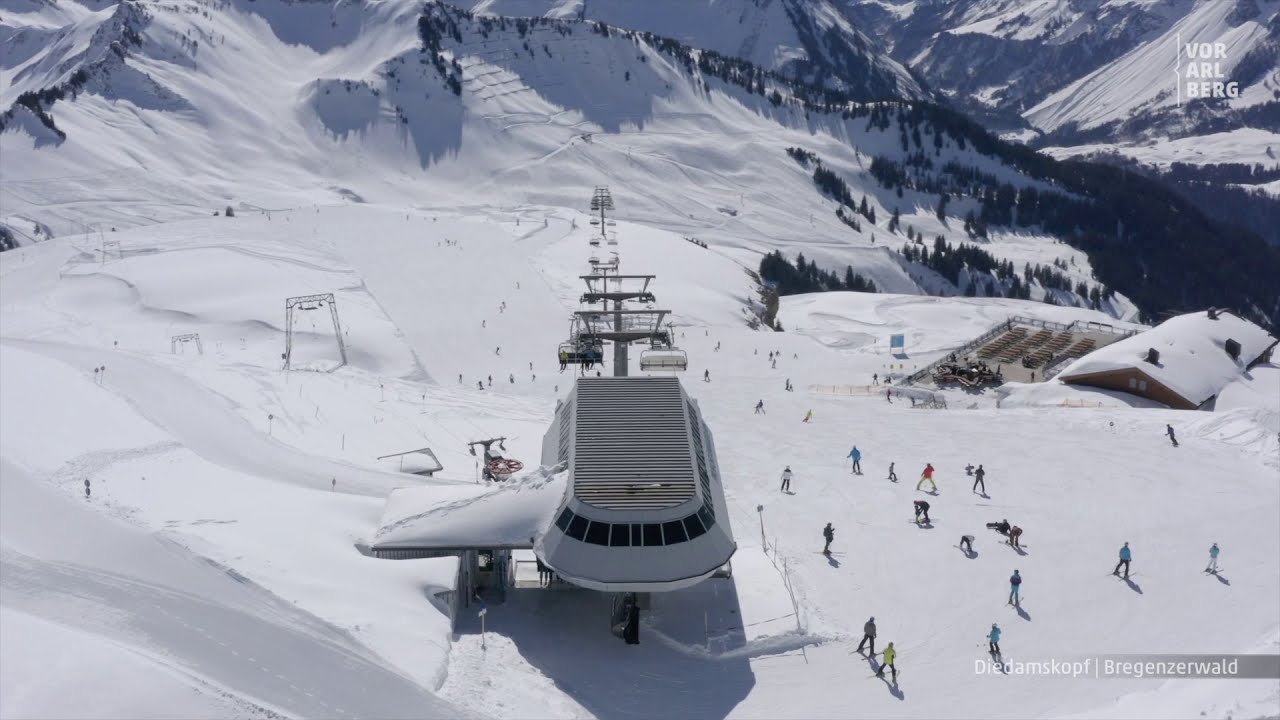 Diedamskopf Skigebiet - Vorarlberg von Oben