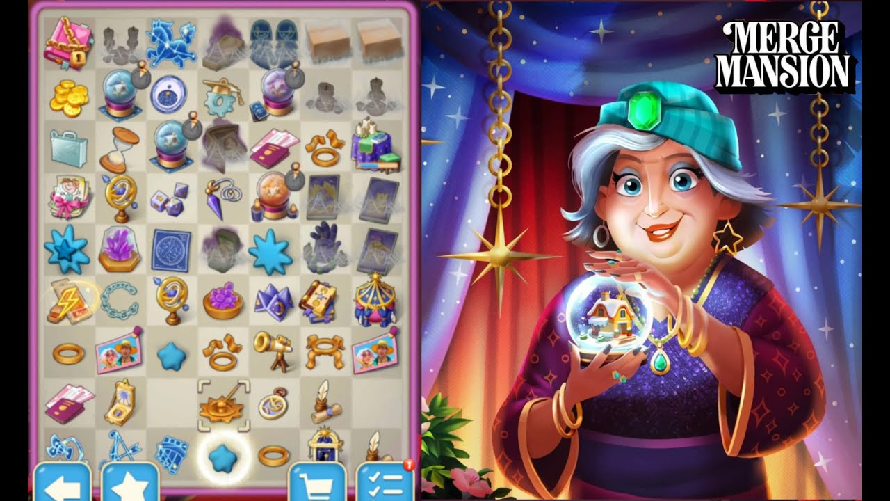 Merge Mansion | The Veil of Fate Collection 2024 Event 🔮☃️ Part 1 #mergemansion #merge