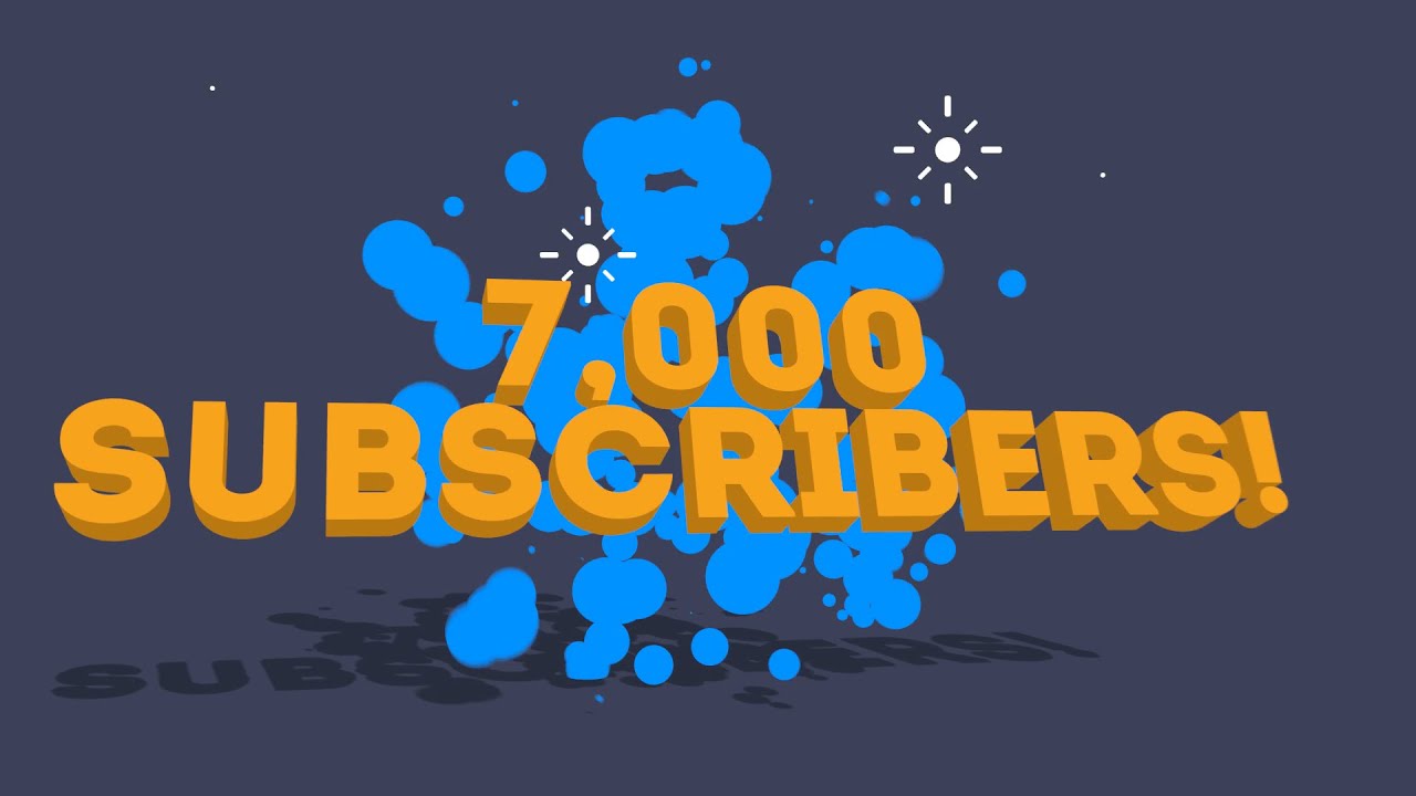 7000 Subscriber Giveaway