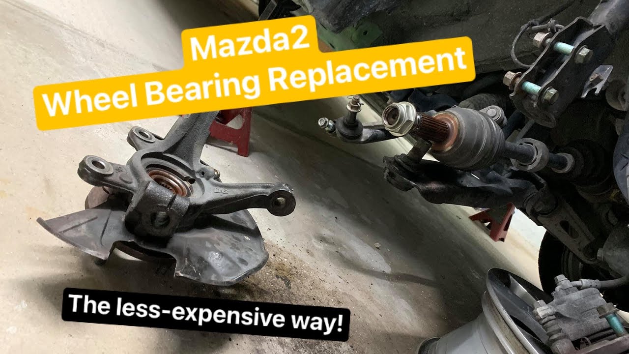 Mazda2 | Замена переднего ступичного подшипника (для обычного домашнего механика)