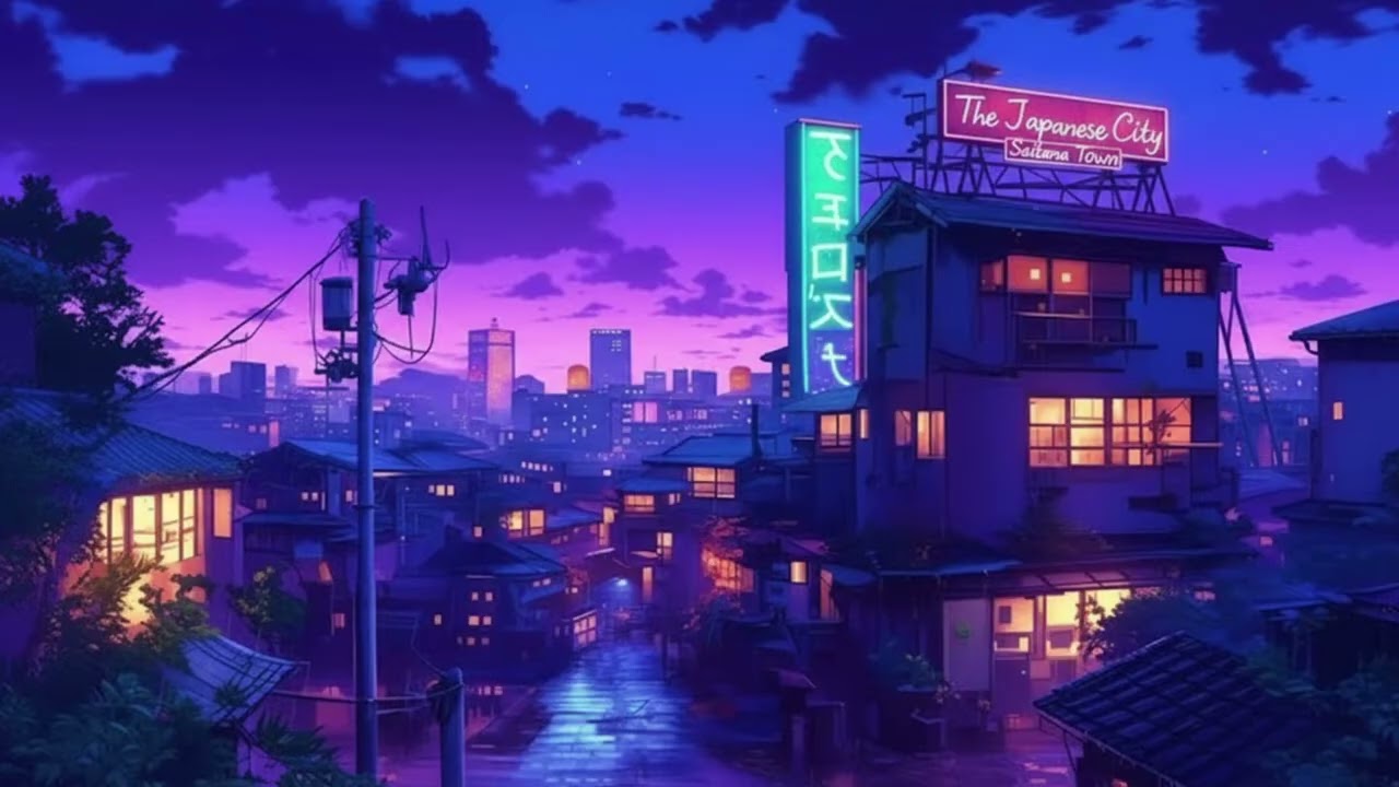 🎧 Lofi Hip Hop Radio 🌧️ Rainy Night — Beats to Study, Sleep & Focus by The Japanese City