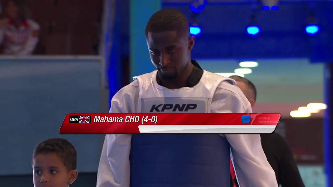 M+80kg Mahama Cho - Rabat 2017 World Taekwondo Grand-Pirx [Highlight]