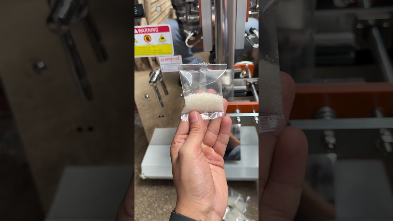 SUGAR PACKING MACHINE || #machine #blisterpackagingmachine #bottlecappingmachine #youtubeshorts #aut