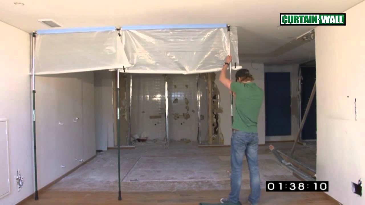 Staubschutz? CurtainWall | Die innovative StaubschutzWand