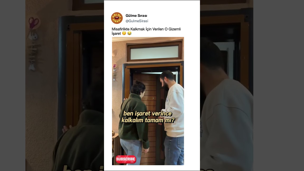 Misafirlikte Kalkmak İ&ccedil;in Verilen O Gizemli İşaret