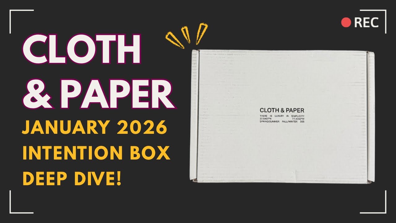 Cloth & Paper Deep Dive: January 2026 Intention Box