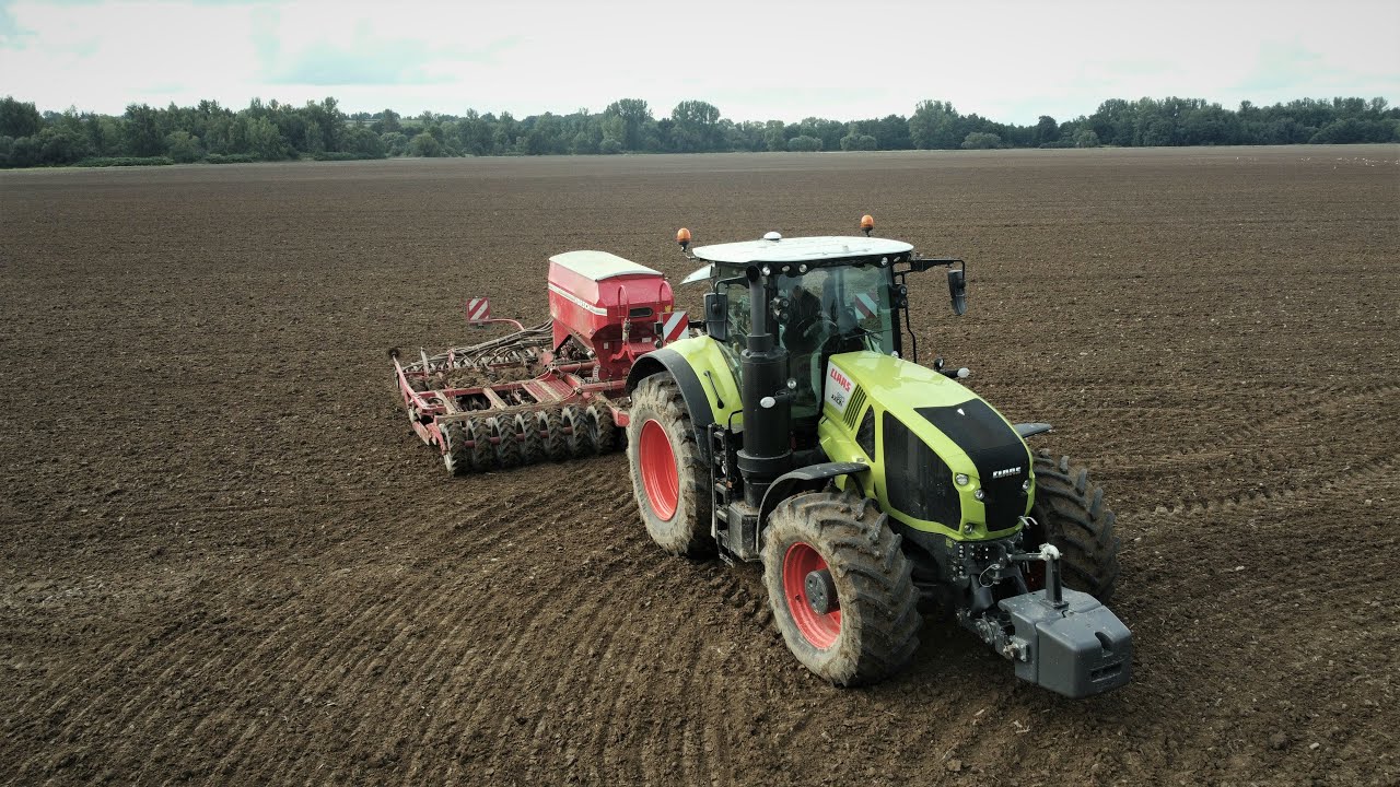 Siew Rzepaku 2021 ✔ OHZ Osiek/Nidek ☆ Claas Axion 920 | Horsch Pronto 6 DC | DJI Mavic Mini |