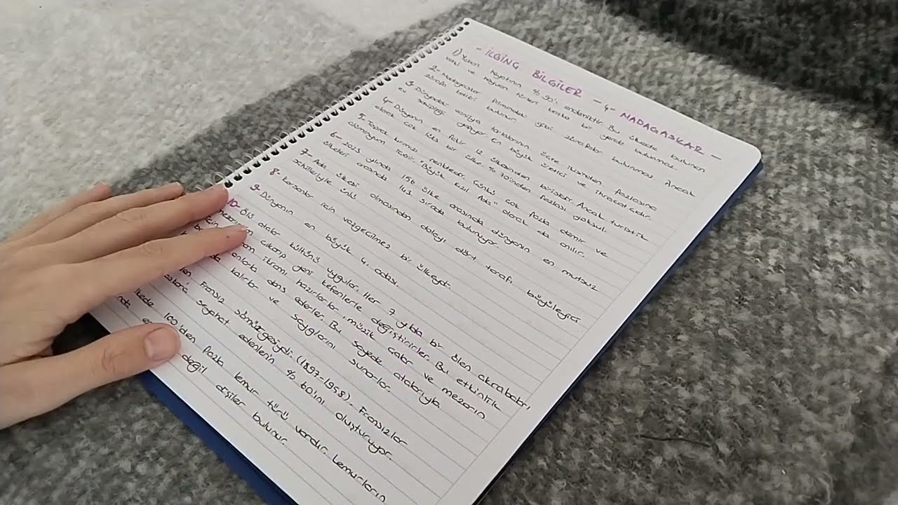 TÜRKÇE ASMR - İLGİNÇ BİLGİLER 4 - MADAGASKAR - ANLAŞILIR FISILTI - SAYFA SESİ - KALEM SESİ  #asmr