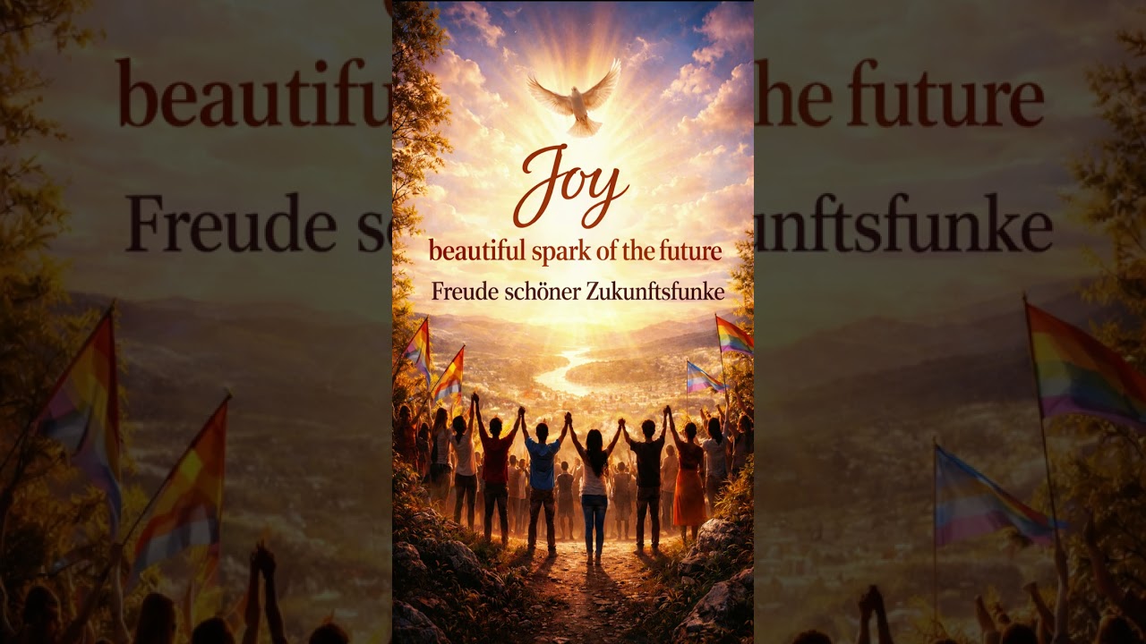 Joy beautiful spark of the future - Freude schöner Zukunfsfunke