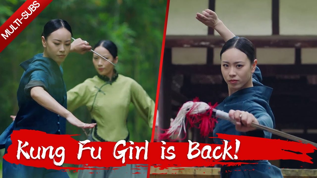 Super cool kung fu girl group presents multiple weapons and martial arts | Amazing Chinese
