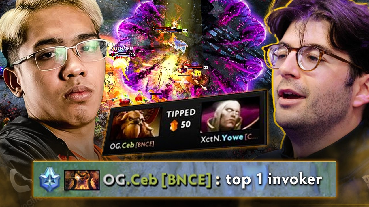 YOWE TOP 1 INVOKER IN DOTA 2!!