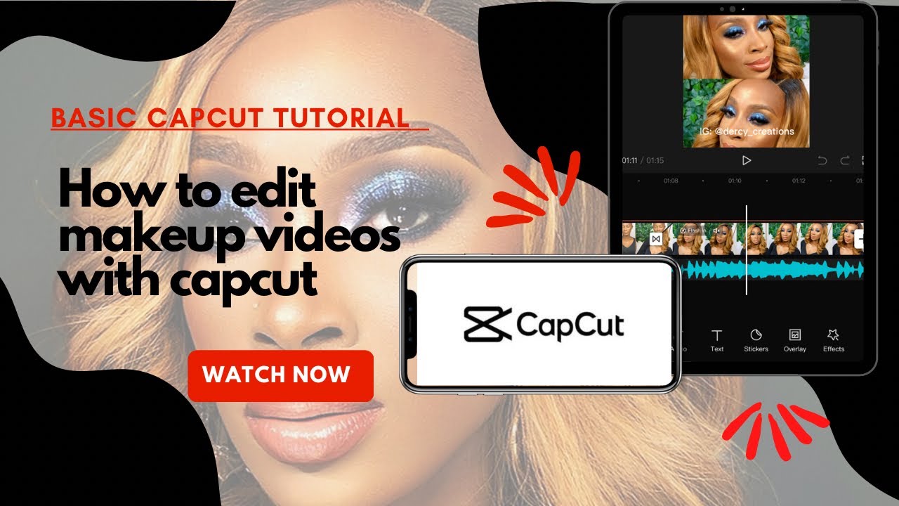 How to edit makeup videos with capcut /Easy capcut video editing tutorial. pt1
