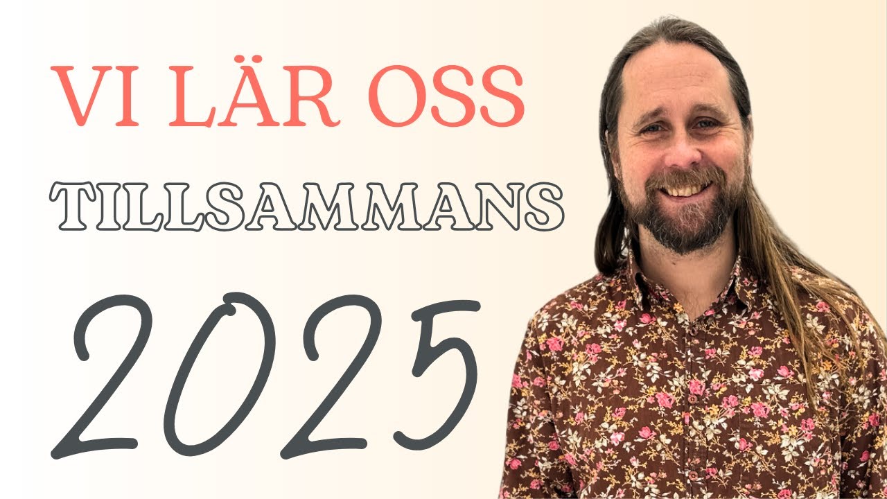 Vi lär oss tillsammans - Textad live från januari 2025 - Vilka teman och metoder prövar vi i år?