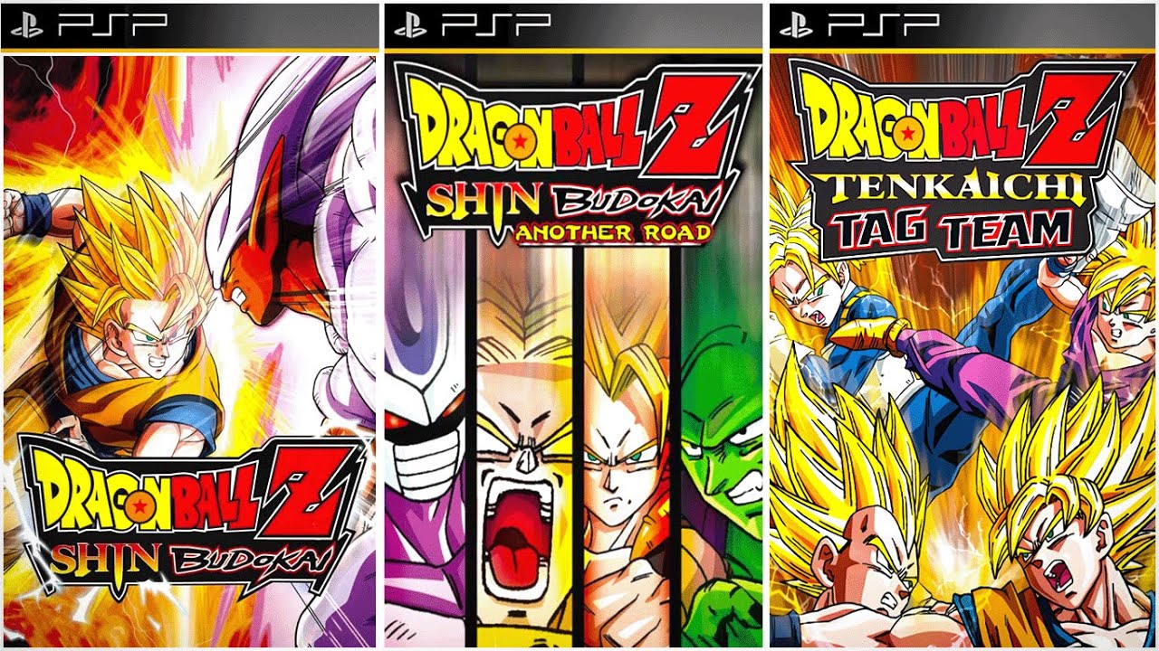 ALL PSP Dragon Ball Z Games Are MORE FUN Than You Think - Opening, Select Screen & Gameplay