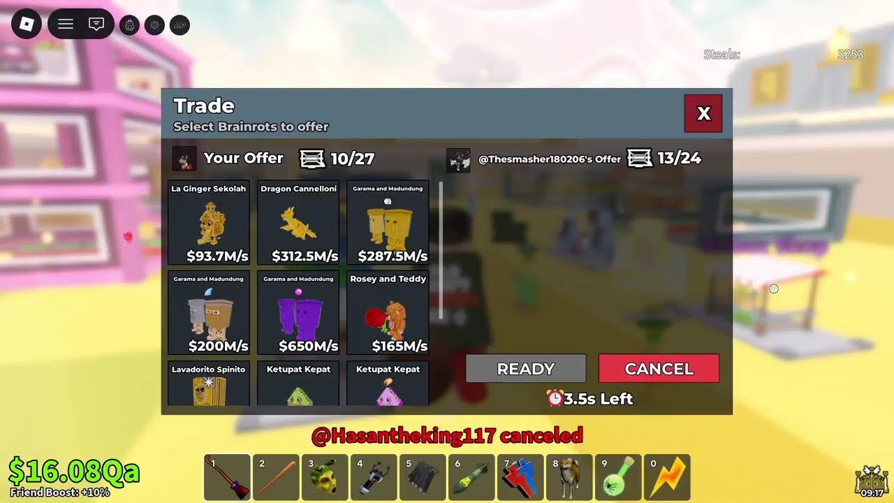 SAB TRADES AND DUELS!!!!!!