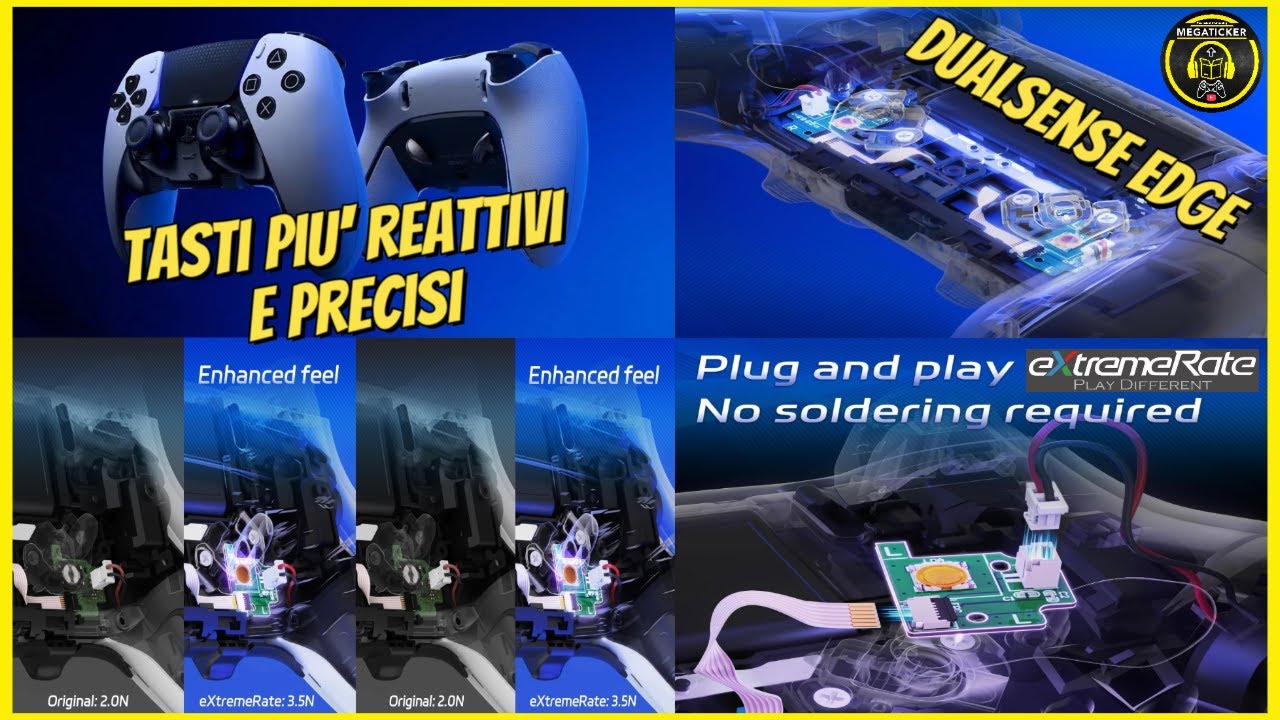 DualSense EDGE PS5 : Ripara e Migliora il tuo Controller con eXtremeRate - Tutorial di Montaggio