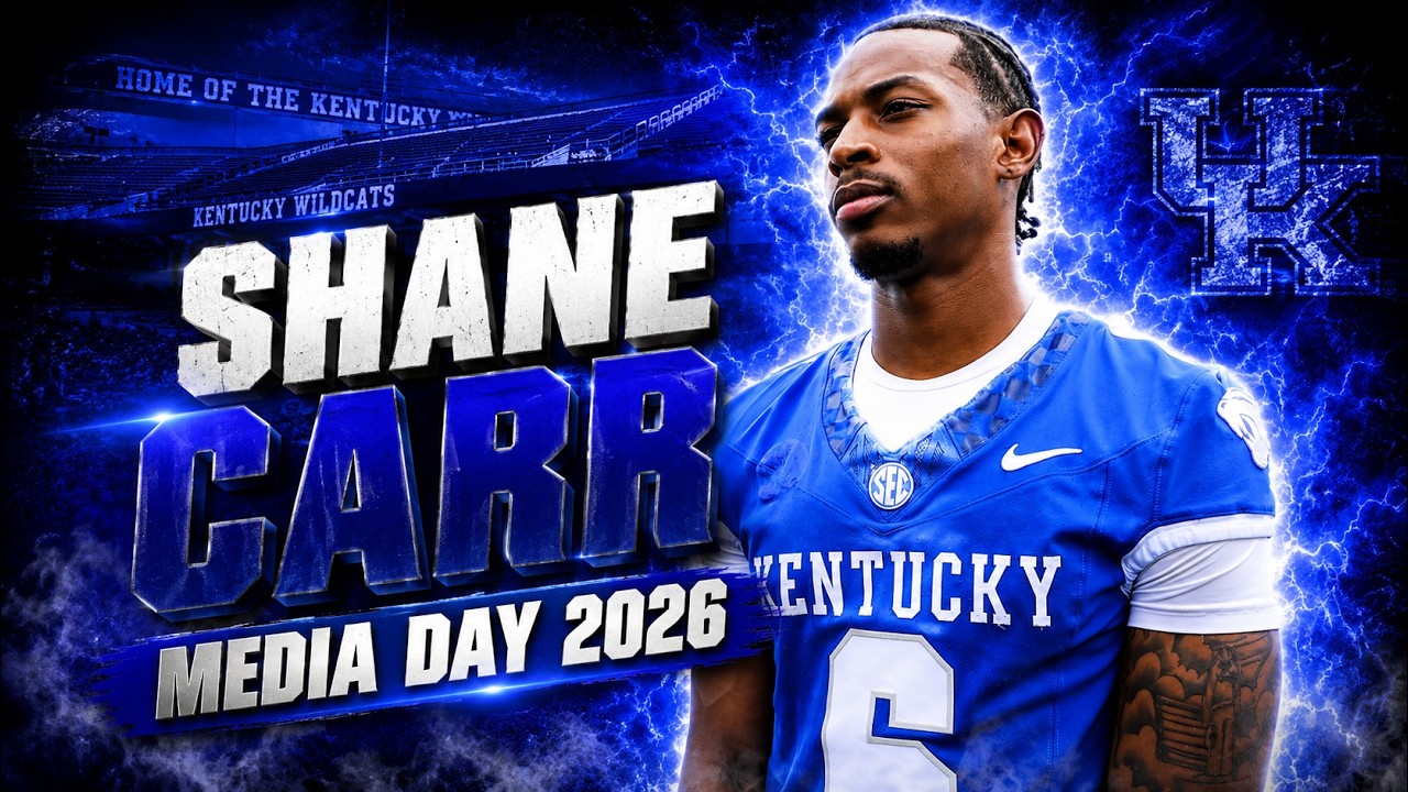 Kentucky Wildcats Football WR Shane Carr - Media Day 2026
