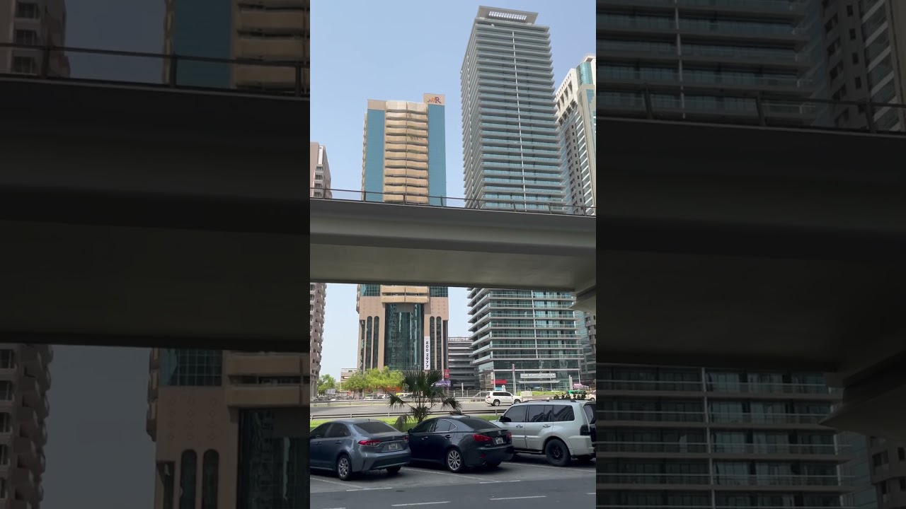 Day time view of Financial center in dubai #dubaitelugu #dubai #daytimeview #difc