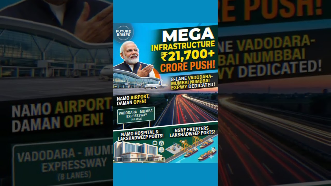 Inside India's New ₹21,770 Crore Projects! ✈️🛣️#@Futurebriefs .