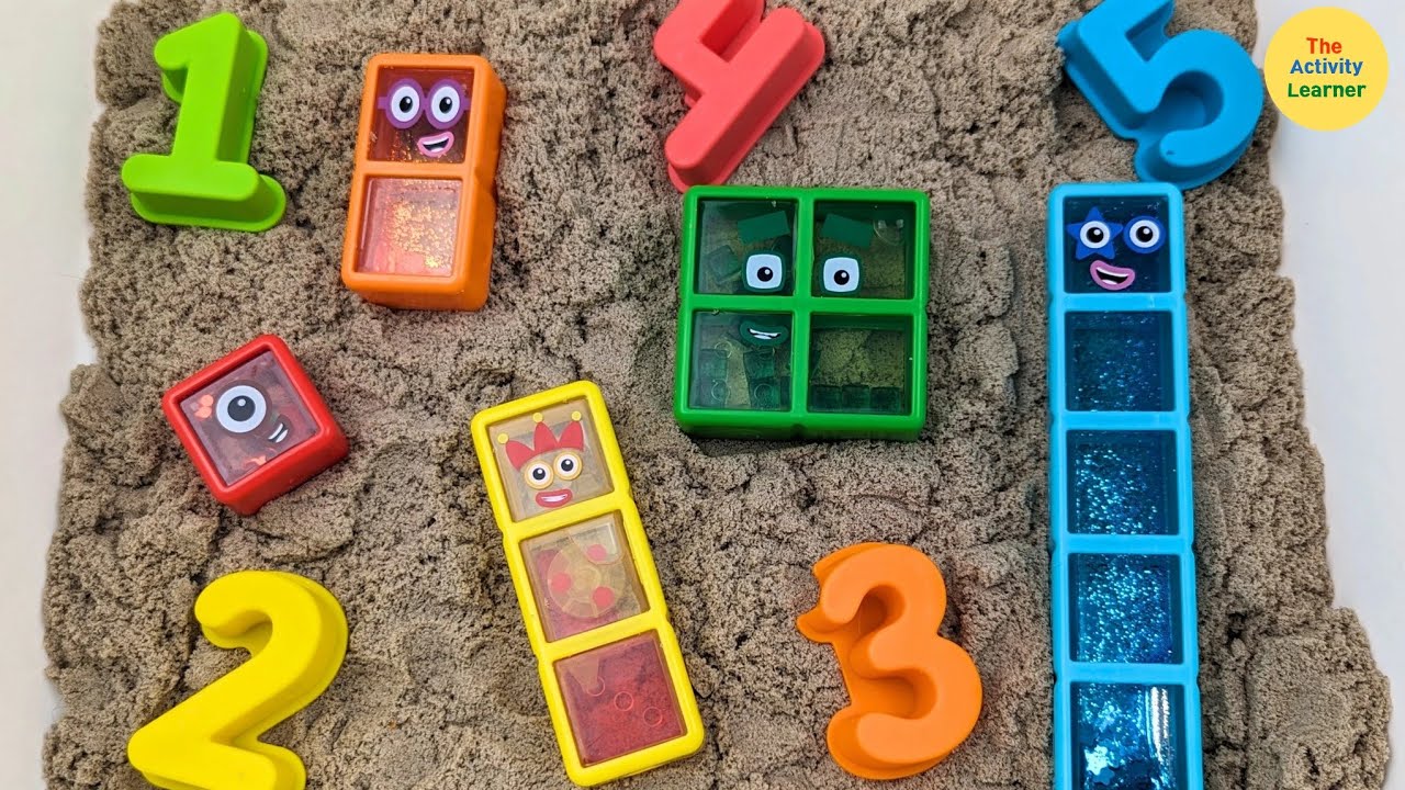 Numberblocks&reg; One to Five Sensory Bottles Activity | Numbers, Colors, Sensory Play | Toddler Video
