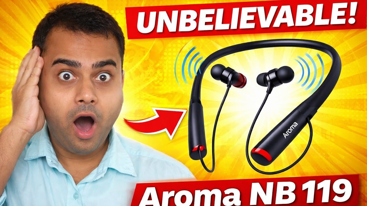 Aroma NB 119 Review 🔥 Best Budget Bluetooth Neckband 2026? “Aroma NB 119 Review” in: