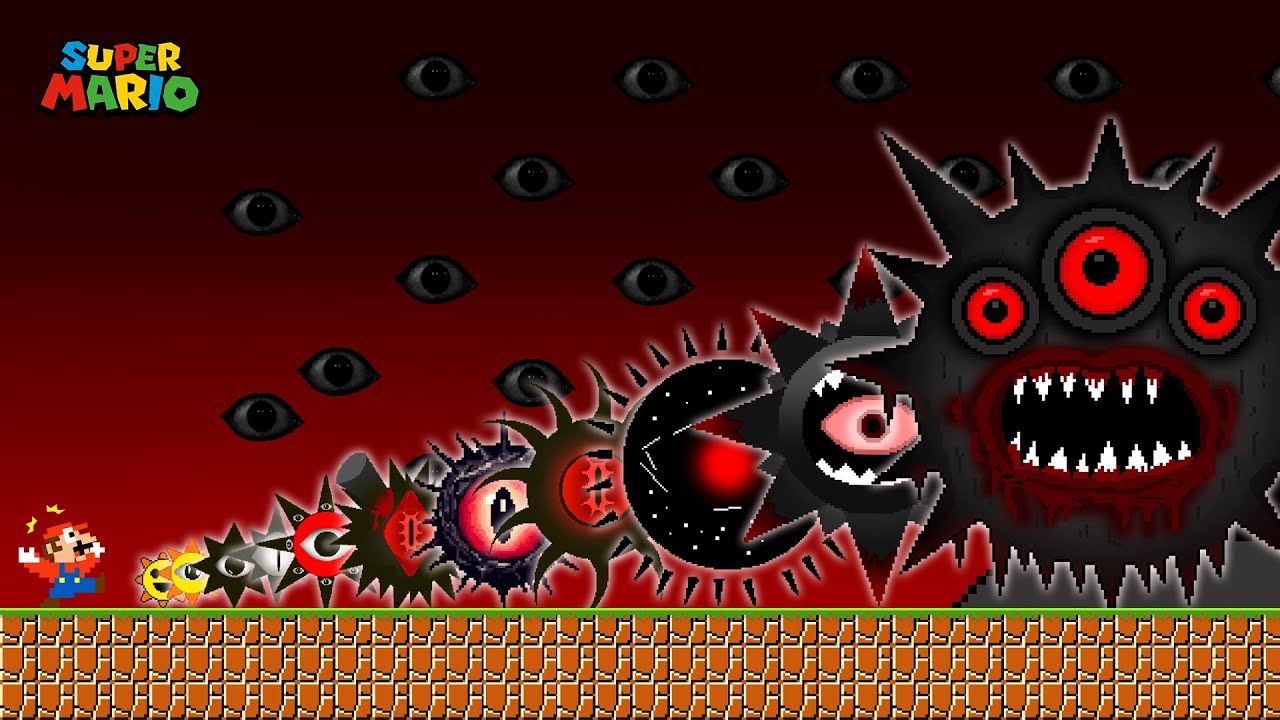 Mario vs Suika | Mr.SUN 11 PHASES Transformation